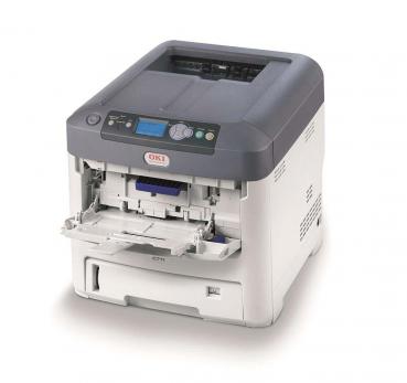 OKI C711dn Farblaserdrucker gebraucht erst 20 gedr.Seiten