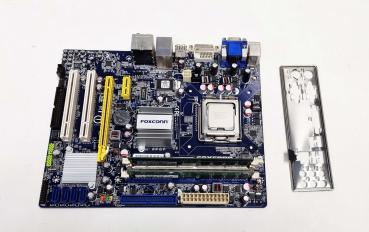 Foxconn G41MX 2.0 Intel G41 Celeron Dual-Core E1500 2.2GHz Sockel 775 3GB DDR2 Ram Micro ATX Mainboard