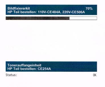 HP Color LaserJet CM3530fs CC520A gebraucht - 29.950 Seiten