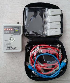 NETest 256450 Remote Network Cable Tester Netzwerktester BNC RJ-45 gebraucht