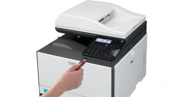 SHARP MX-C300W MXC300W Multifunktions Farblaserdrucker gebraucht