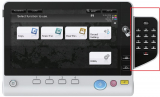 Konica Minolta KP-101 10-Key Pad A64TWY3 Bizhub C3350 C3850 gebraucht