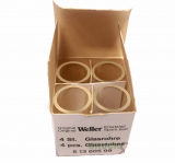 original Weller 51360599 4er Pack Ersatzglasrohr für DS80/DSX80 neu